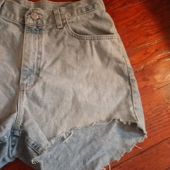 High Rise Denim Riders Shorts - Picture 4 of 8